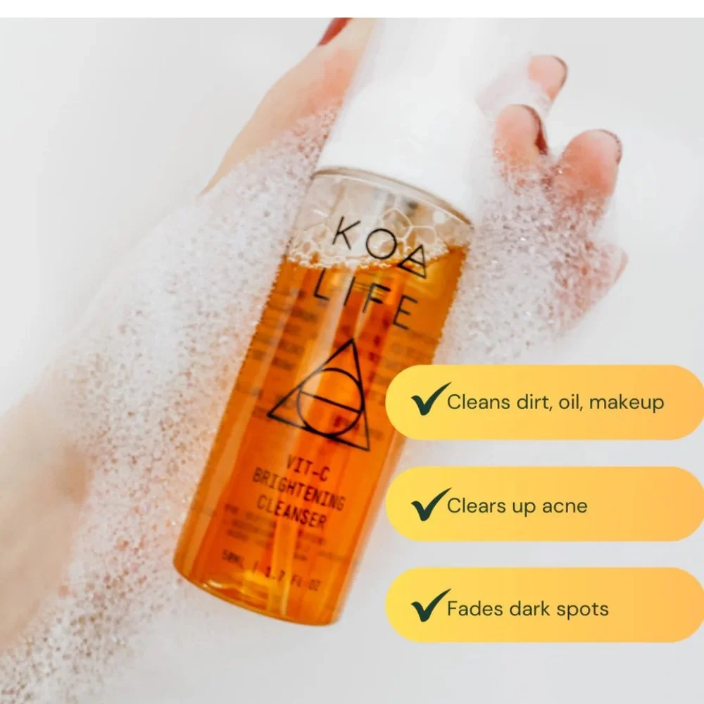 NIB KOA LIFE vitamin c brightening cleanser